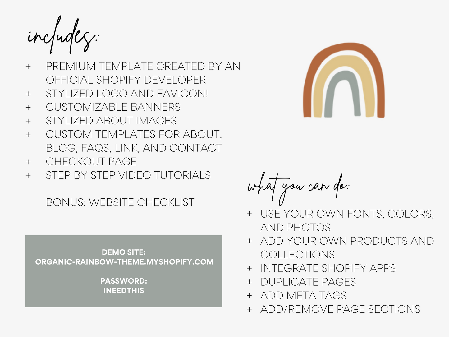 Boho Shopify Theme | Boho Rainbow