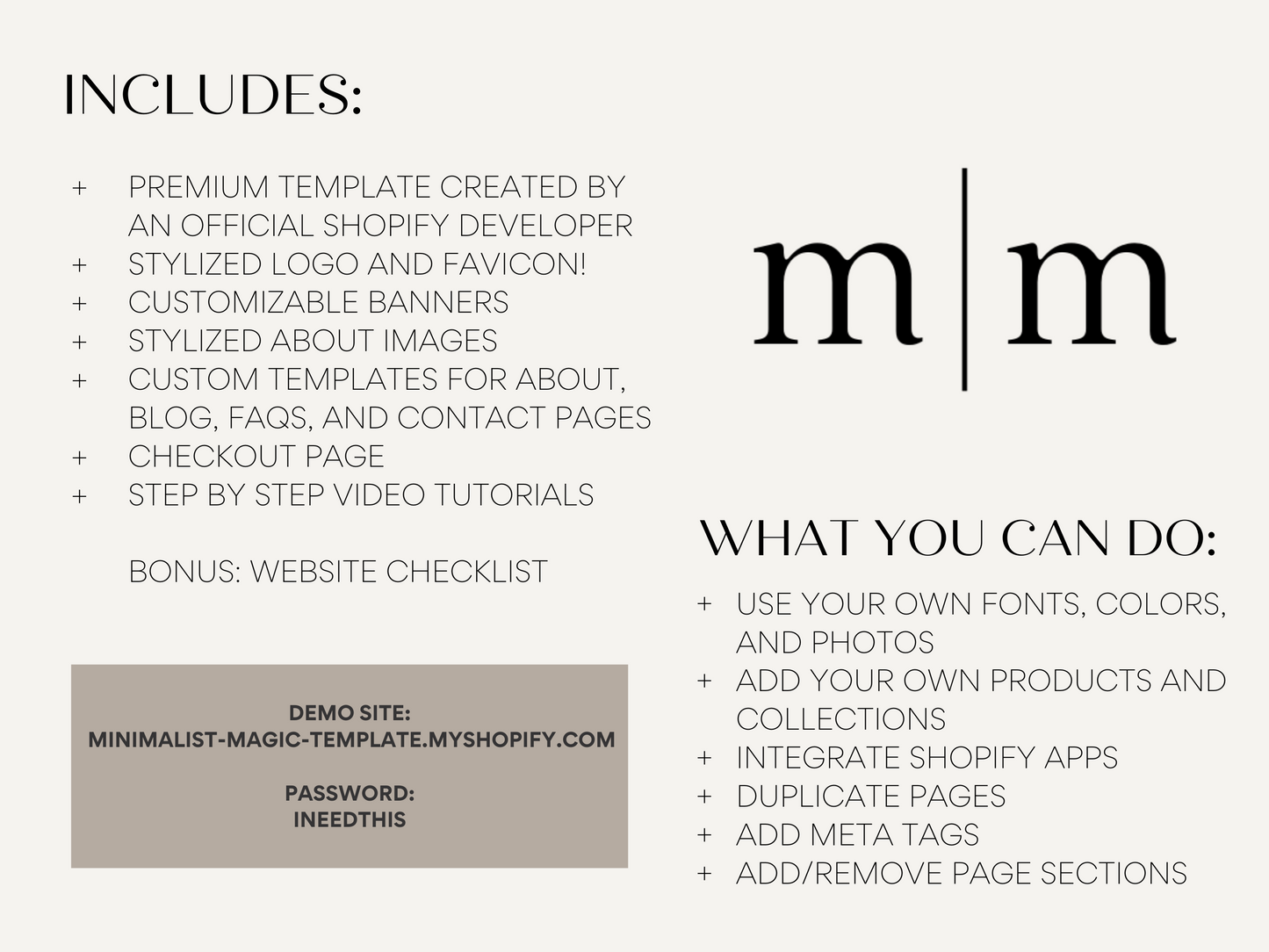Minimal and Clean Shopify Theme | Minimalist Magic
