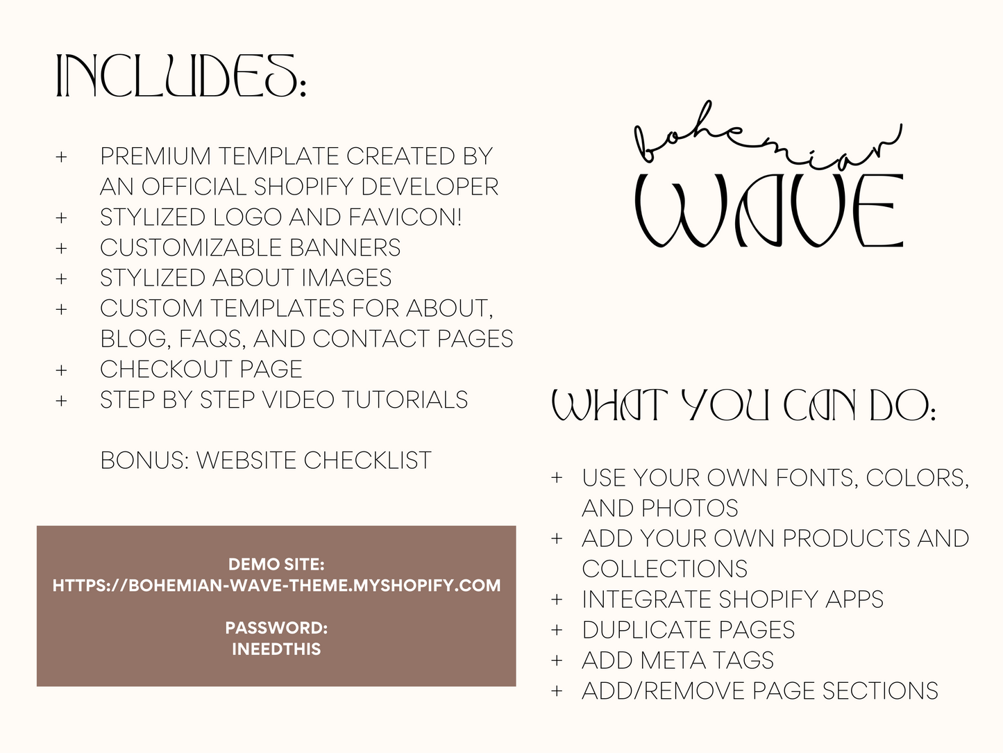 Boho Shopify Theme | Bohemian Wave