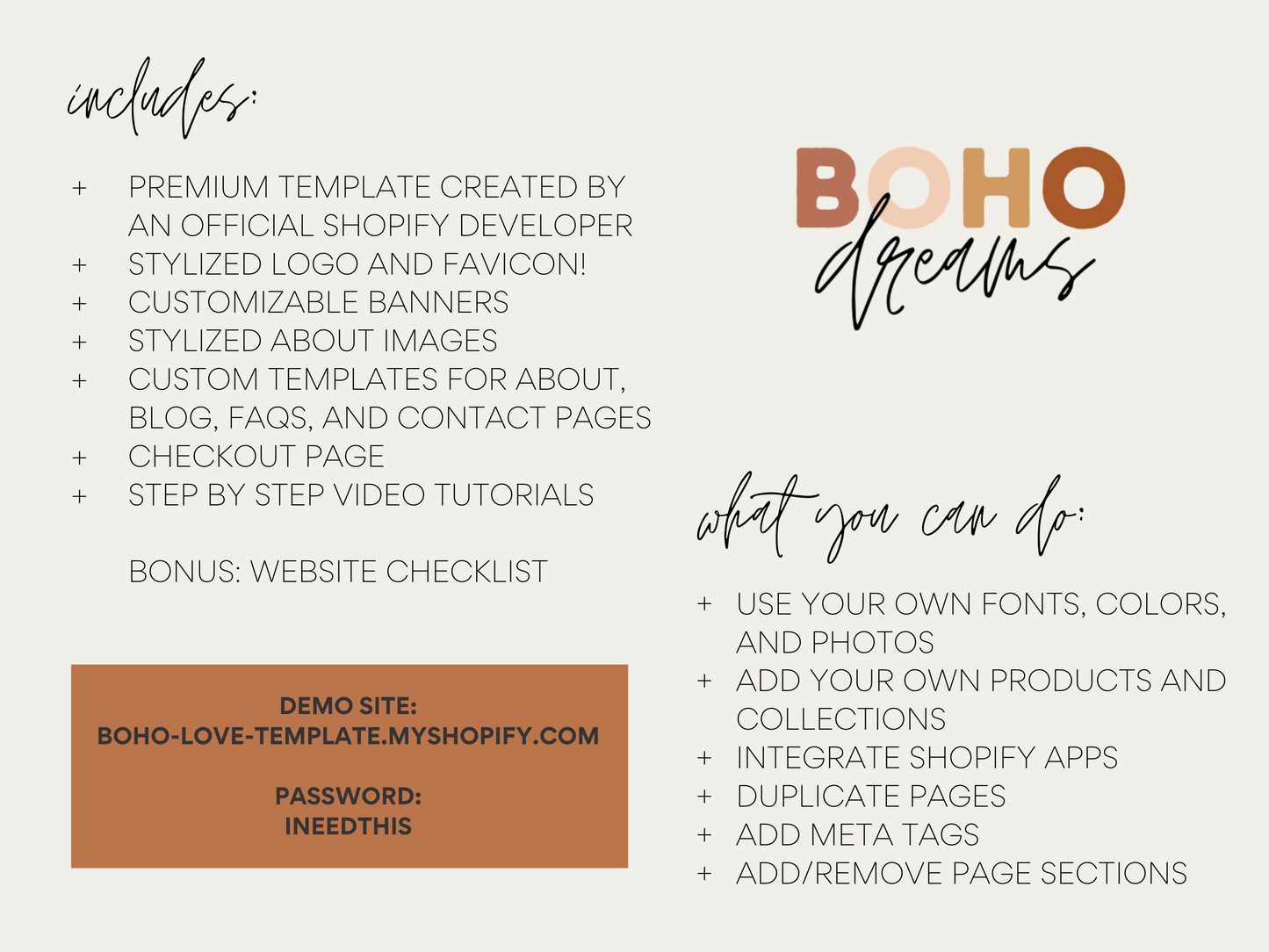 Boho Shopify Theme | Boho Love