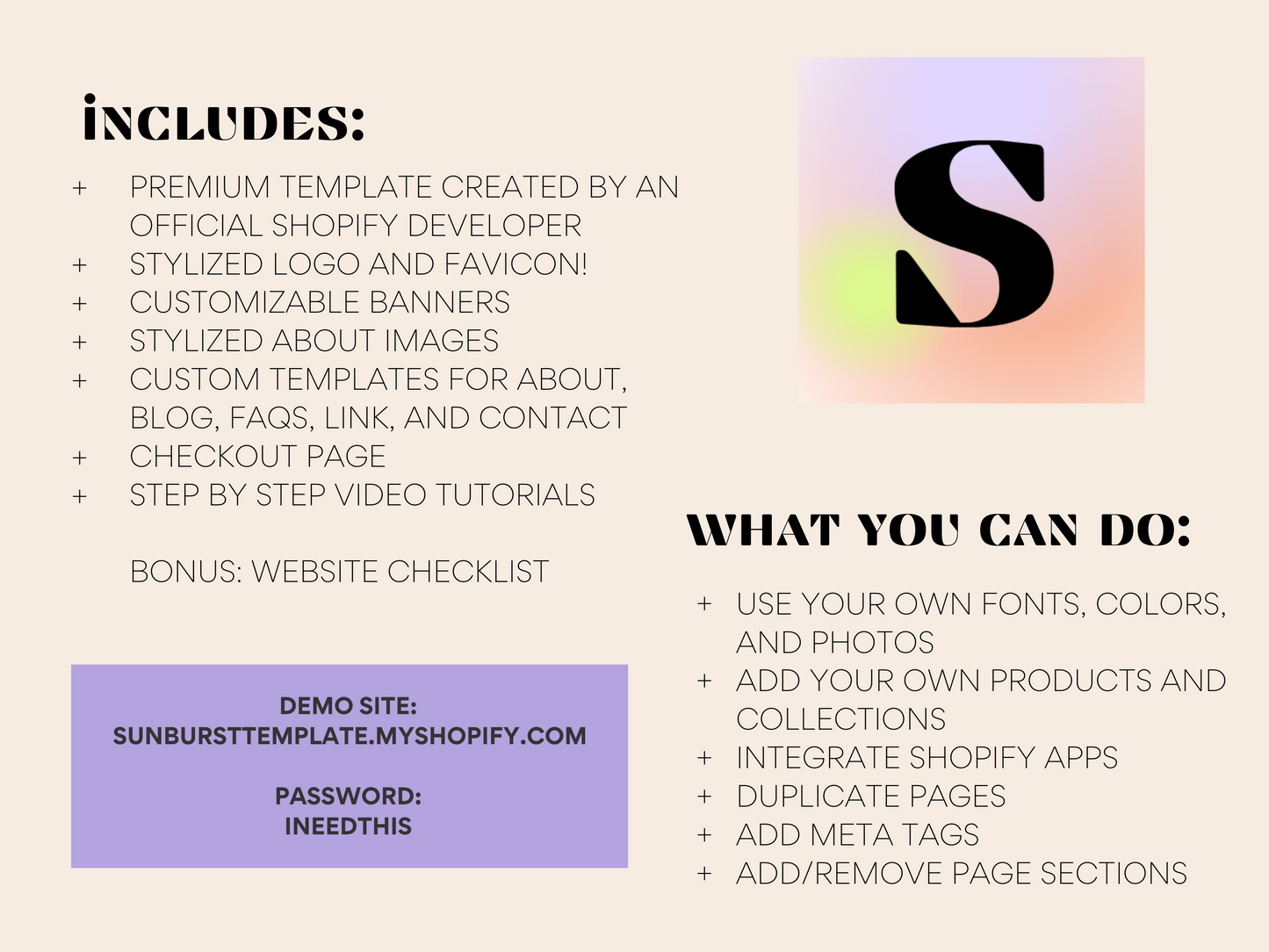 Colorful and Fun Shopify Theme | Sunburst
