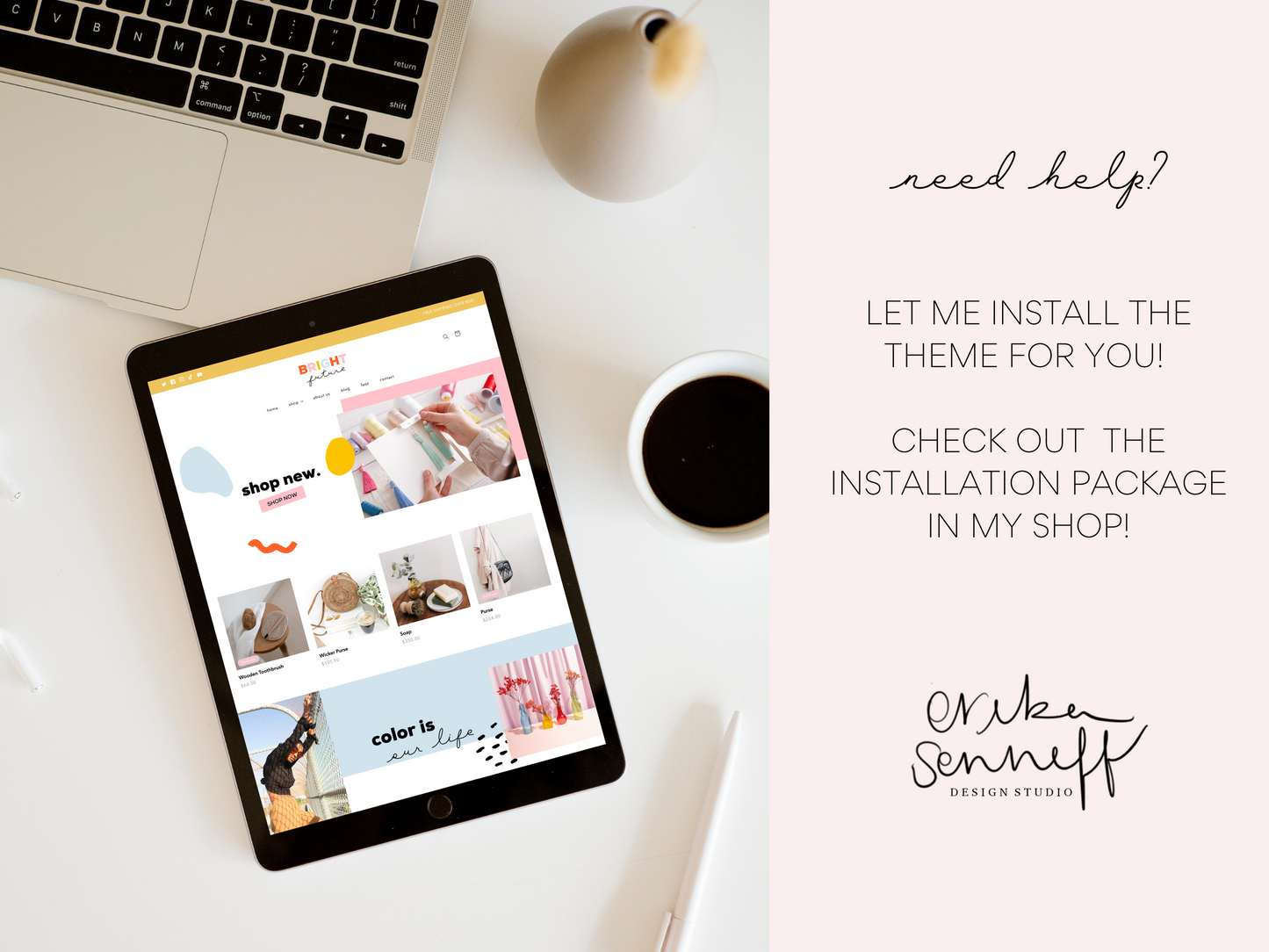 Colorful Shopify Theme | Future is Bright