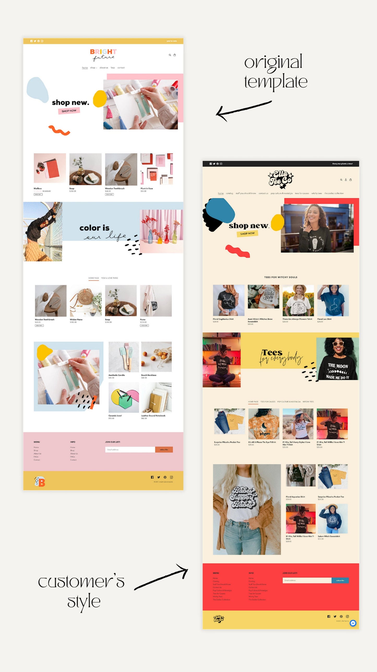 Colorful Shopify Theme | Shopify Template | Shopify Website | Shopify Design | Fun | Custom Shopify | Shopify Theme | Shopify Boutique