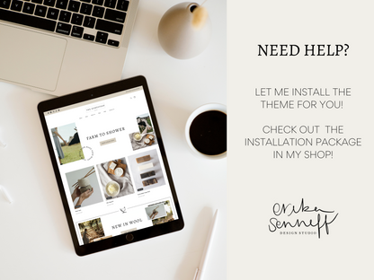 Neutral Shopify Theme | The Homestead