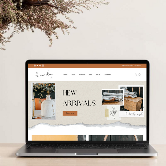 Boho Shopify Theme | Linen and Clay