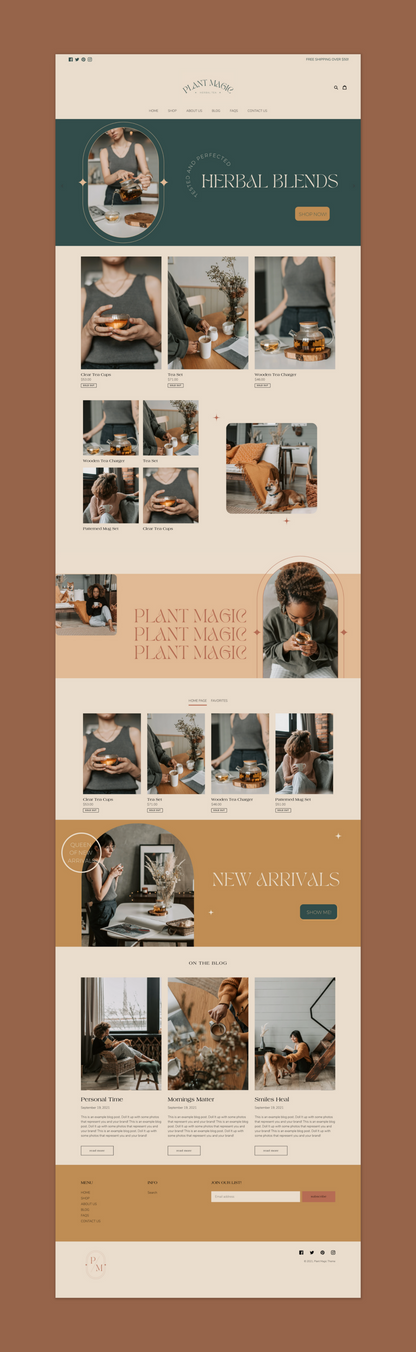 Moody Shopify Theme | Plant Magic
