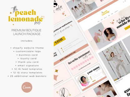 Peach Lemonade Launch Package