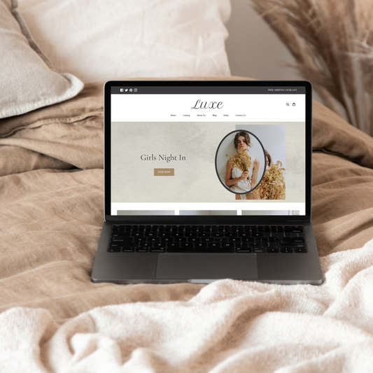 Boho Neutral Shopify Theme | Luxe