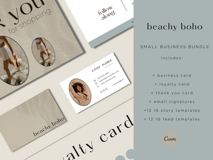 Beachy Boho Business Bundle
