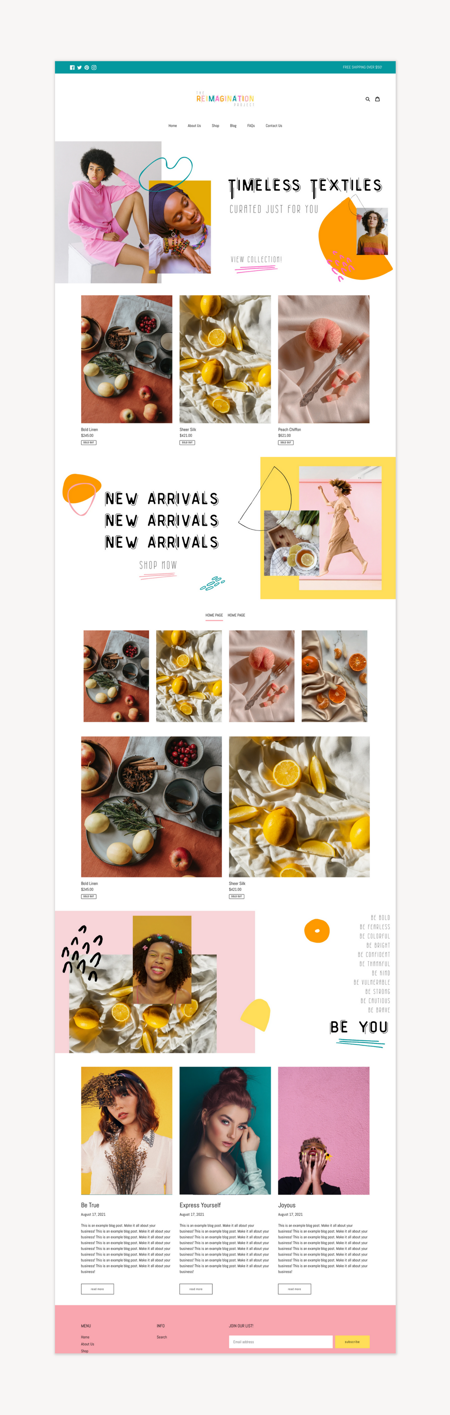 Colorful Shopify Theme | Reimagined