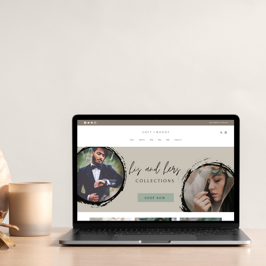 Modern Shopify Theme | Soft and Moody