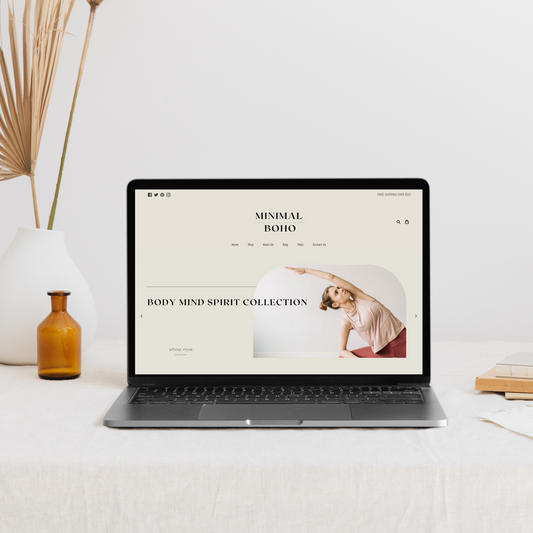 Boho Neutral Shopify Theme | Minimal Boho