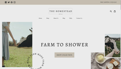 Neutral Shopify Theme | The Homestead