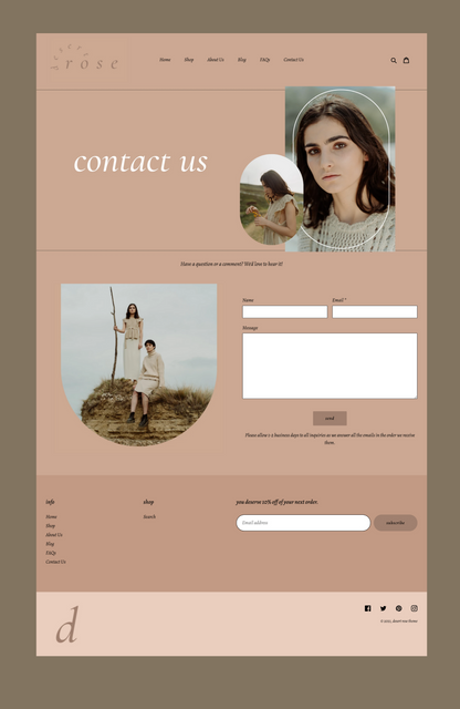 Boho Shopify Theme | Desert Rose