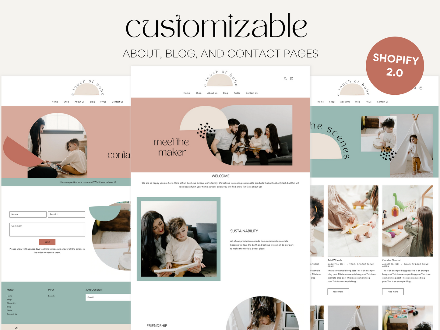 Boho Shopify Theme | Touch of Boho