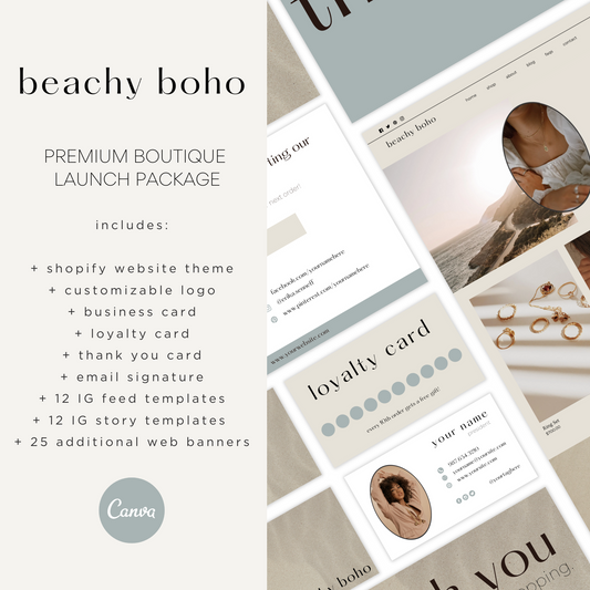 Beachy Boho Launch Package