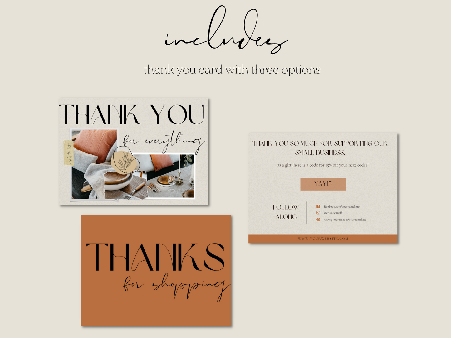 Linen and Clay Business Bundle