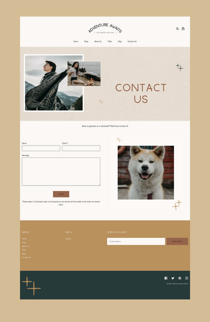 Bold Shopify Theme | Adventure Awaits