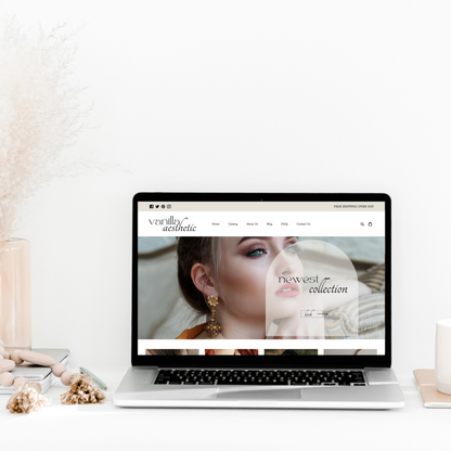 Aesthetic Shopify Theme | Vanilla Aesthetic