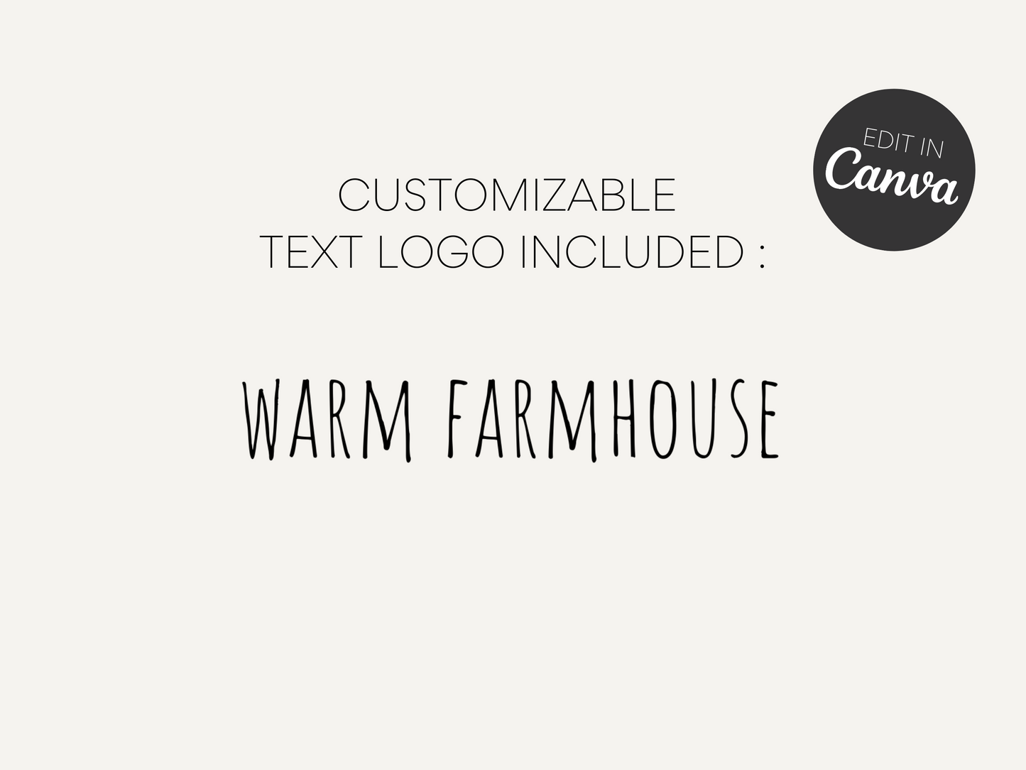 Warm Farmhouse Launch Package