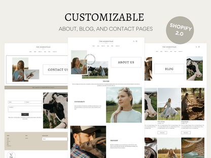 Neutral Shopify Theme | The Homestead