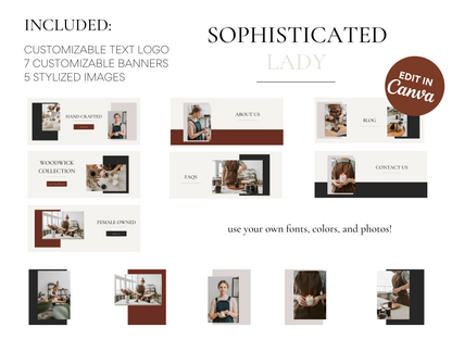 Modern Feminine Shopify Theme | Sophisticated Lady
