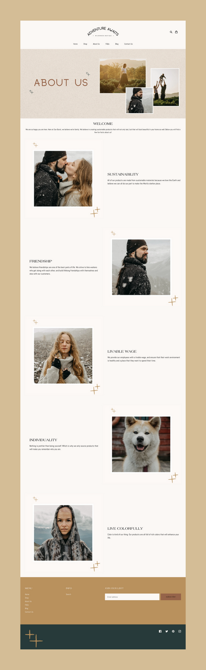 Bold Shopify Theme | Adventure Awaits