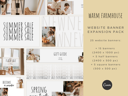 Warm Farmhouse Launch Package