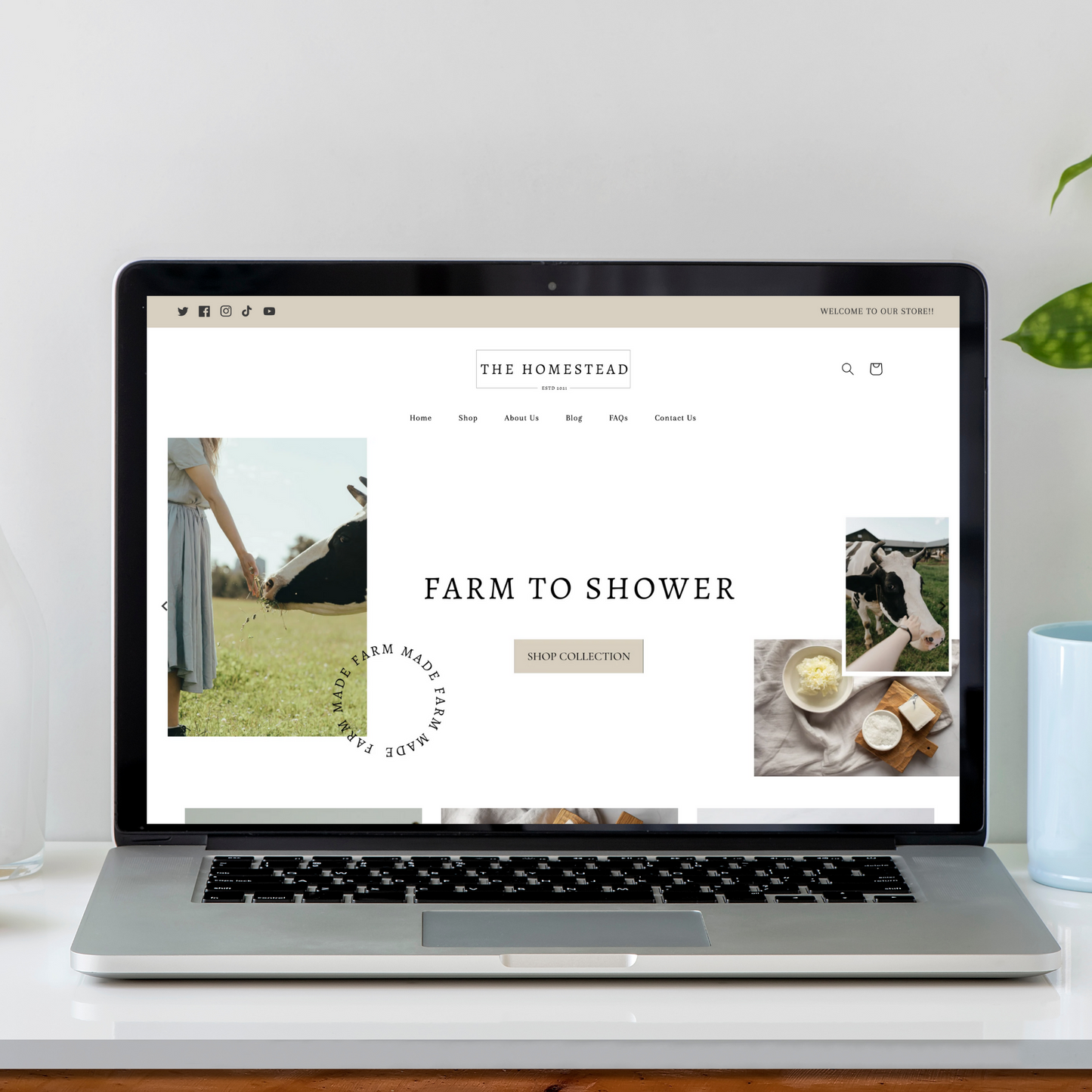 Neutral Shopify Theme | The Homestead