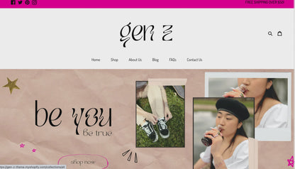 Fun Shopify Theme | Gen Z