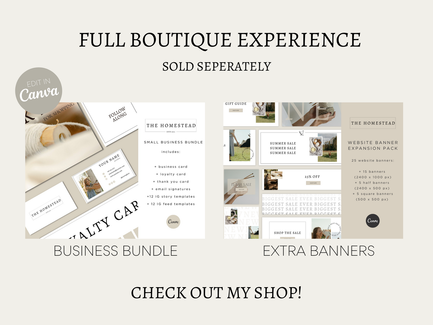 Neutral Shopify Theme | The Homestead