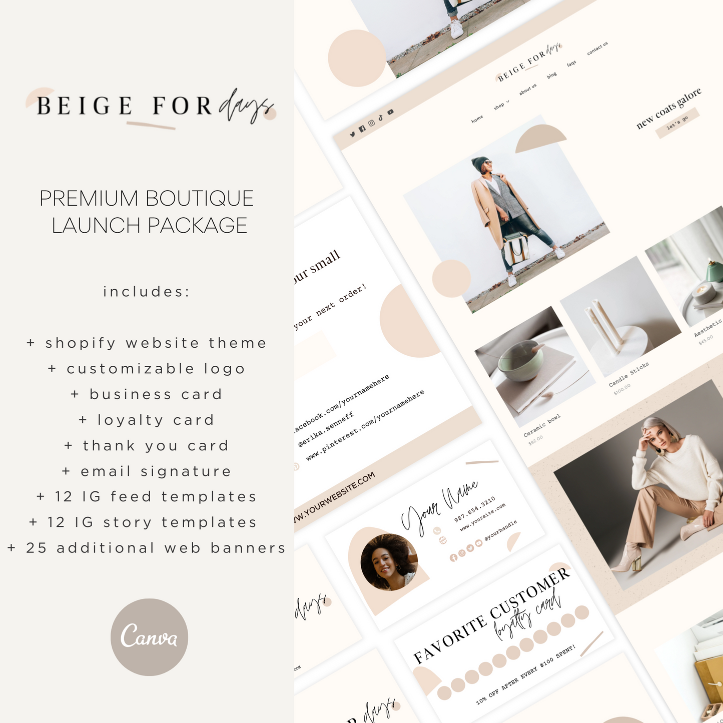 Beige for Days Launch Package