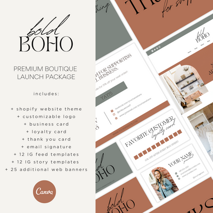 Bold Boho Launch Package