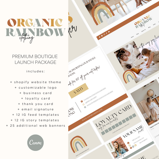 Organic Rainbow Launch Package