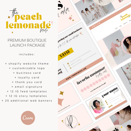 Peach Lemonade Launch Package