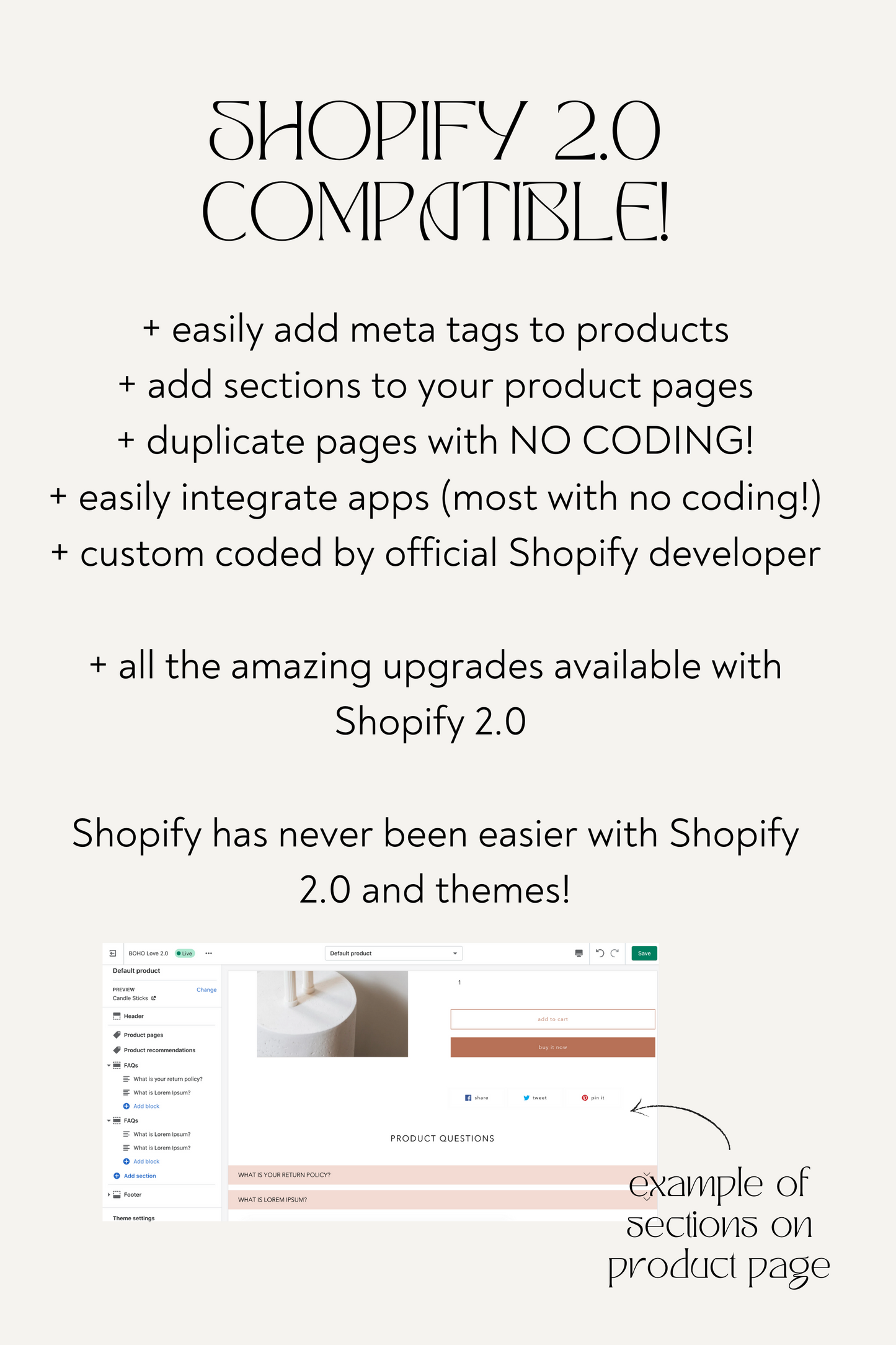 Neutral Minimal Shopify Theme | Naturally Minimal