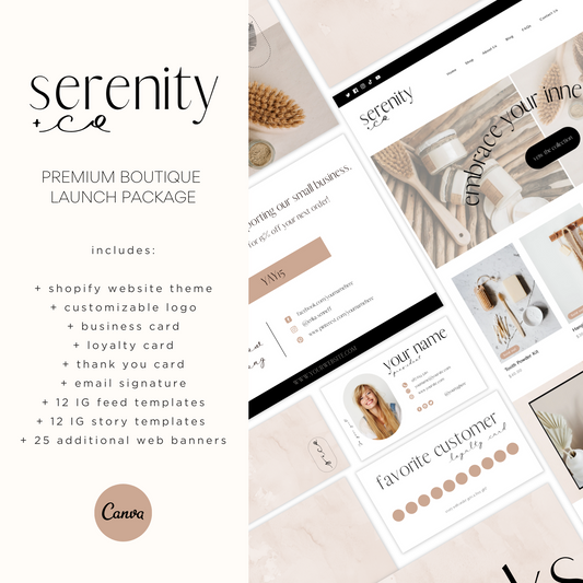 Serenity Co Launch Package