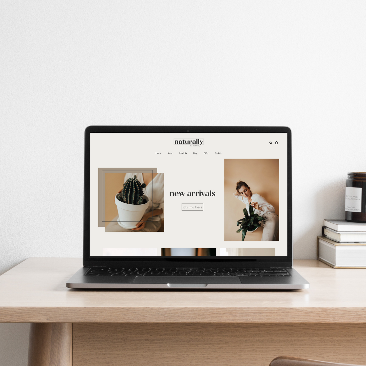 Neutral Minimal Shopify Theme | Naturally Minimal