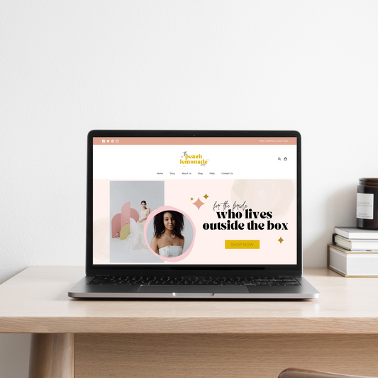 Colorful Shopify Theme | Peach Lemonade