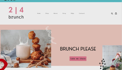 Fun Shopify Theme | Two for Brunch