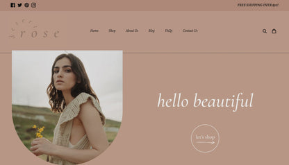 Boho Shopify Theme | Desert Rose