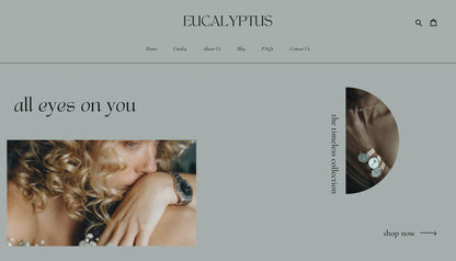 Minimal Modern Shopify Theme | Eucalyptus