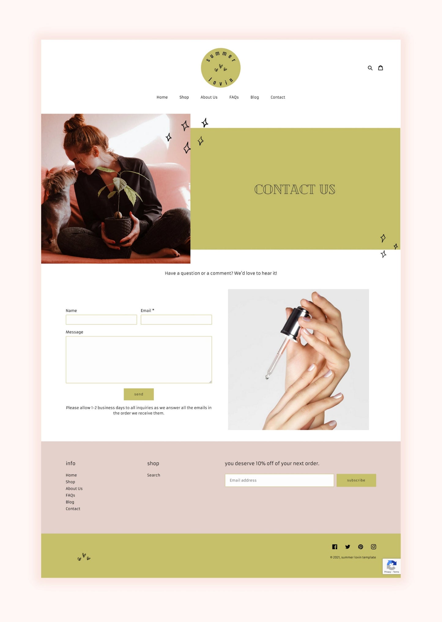 Shopify Theme | Colorful Shopify Website Design | Blog design | Shopify Template | Shopify Design | Colorful Shopify Theme | Easy Shopify