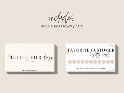 Beige 4 Days Business Bundle