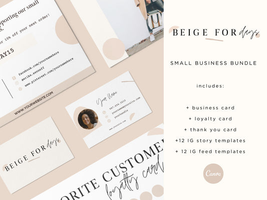 Beige 4 Days Business Bundle