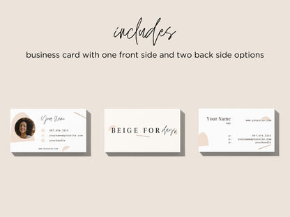 Beige 4 Days Business Bundle